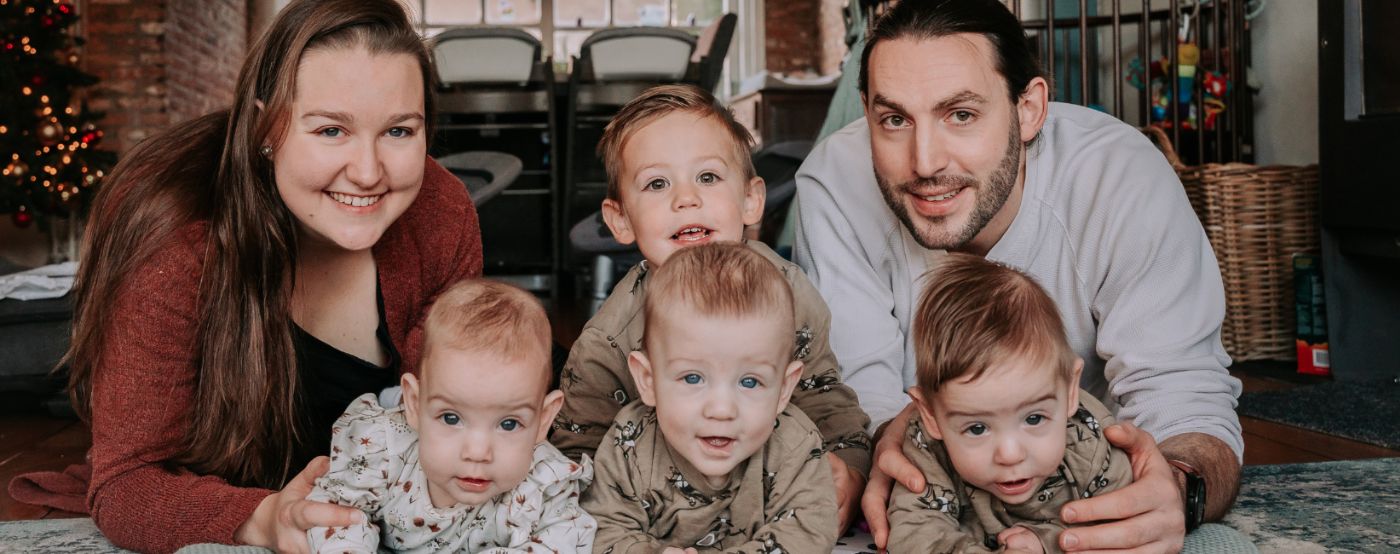 Van een gezin met één naar vier kinderen